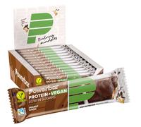 Barritas proteicas Proteína+ vegana baja en azúcares Chocolate con cacahuete 12 unidades/caja