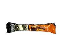 Barritas ricas en proteínas Warrior Crunch 20 g - Barritas bajas en azúcar/carbohidratos - Pack de 12 x 64 g - Consumir en el desayuno, después del entrenamiento (Chocolate negro y cacahuete)