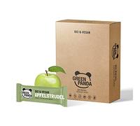 Barritas veganas, Snack Paleo vegano puro y con ingredientes orgánicos. Barritas energéticas 12x30 en una caja sabor "Strudel de manzana" de Green Panda