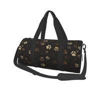 Barro con Estampado de Patas, Bolsa de Viaje de Gran Capacidad, Bolso Redondo, Bolsa de Viaje Deportiva, Bolsa de Mano, Bolsa de Fitness
