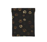 Barro con Estampado de Patas, Squeeze Top Wallet Bolsa de Almacenamiento para Mujer Monedero pequeño Bolsa de Cambio