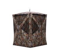 Barronett Blinds Prowler 300, persiana de caza portátil, persiana de cubo alto, disparar mientras estás de pie, ligera, para 2 personas, bosque de sendero de sangre, 80 x 75 x 75 pulgadas, PR300BT