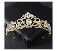 Barroque Cristal Rhinestone Crown Tiara Prom Diadem for Girl Women Weddal Boda Accesorios para el cabello Joyas Adornos Tiara Tiara