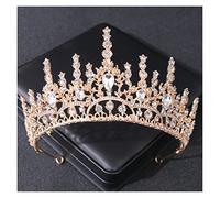 Barroque Vintage Cristal Rinés princesa Tiaras y coronas de la boda Diadem Mujeres Bride Accesorios para el cabello de la boda Joya Tiara