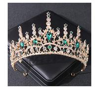 Barroque Vintage Cristal Rinés princesa Tiaras y coronas de la boda Diadem Mujeres Bride Accesorios para el cabello de la boda Joya Tiara