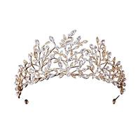 Barroque Vintage Negro Oro Color Corona Roja Verde Azul Cristal Renúdica Princesa Reina Diademas Boda Accesorios para el cabello (Color: Plata)