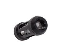 Barrow Filtro enfriador de agua de placa compuesta G1/4 pulgadas, longitud de 2.6 pulgadas, cuerpo negro, tapas negras