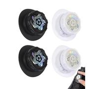 BARRU 4 piezas de cordones automáticos con cierre giratorio - sin atar, con alambre de metal, negro, para calzado deportivo y de trabajo - ideal para niños y adultos (negro + blanco)