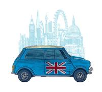 Barry Goodman WDC90346 - Panel de Lienzo, 60 x 80 cm, 'Mini London'
