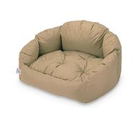 BARRY & LUCY Sofá para Perros 3 En 1 Cama para Perros Silla Impermeable para Perros Cojín Acolchado para Perros (M, Beige)