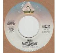 Barry Manilow THEY GAVE INTO THE BLUES / SHIPS (45/7")