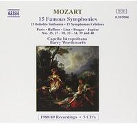 Barry Wordsworth (Conductor),Capella Istropolitana (Orchestra) - Mozart: 15 Famous Symphonies By Barry Wordsworth (Conductor),Capella Istropolitana (Orchestra) (1997-01-01)