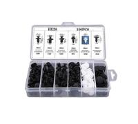 Barsinfi pol Car Fastener Box Set of 100 Pieces Bumper Clips Car Rivet Fasteners Auto Parts