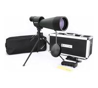 BARSKA Benchmark 25-125x88 - Telescopio de detección Recto Impermeable, Color Verde y Negro