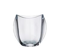 Barski - Vidrio europeo - Cristalino - Jarr n ovalado - Altura de 9,5"" - Loco