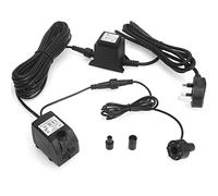 BARST Bomba sumergible de agua, bomba de fuente de 12 V CA 450 L/H con cable de alimentación de 10 m y anillo de luz LED para acuario, estanque, baños de pájaros, pecera JR-450LV