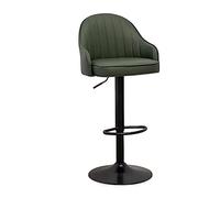 Barstolar, barstolar i Metall, hög Pall i PP, justerbara 360° vridbara barstolar Med ryggstöd, för hem Och kök