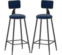 Barstolar Frukostbarstolar Barstolar i diskhöjd Med sammetsstoppning, 26/30 tum, 145 kg kapacitet, Morden köksö matsal