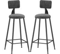 Barstolar Frukostbarstolar Barstolar i diskhöjd Med sammetsstoppning, 26/30 tum, 145 kg kapacitet, Morden köksö matsal