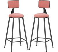 Barstolar Frukostbarstolar Barstolar i diskhöjd Med sammetsstoppning, 26/30 tum, 145 kg kapacitet, Morden köksö matsal