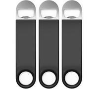 Bartender Bottle Openers, Bar Blade, Beer Openers, 3 Pack By Premium Cold One. Professional Grade: Rubber Coated, Stainless Steel. 7 Inch/17.7Cm3Pcs
