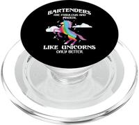 Bartender Gifts - Bartenders Are Magical Like Unicorns Funny PopSockets PopGrip para MagSafe