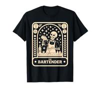 Bartender Life Halloween Mixologist The Bartender Tarot Camiseta