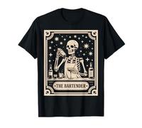 Bartender Life Halloween Mixologist The Bartender Tarot Camiseta