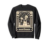 Bartender Life Halloween Mixologist The Bartender Tarot Sudadera