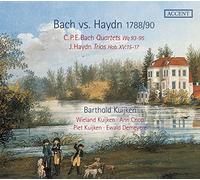 Cnop, Ann Demeyere, Ewald Kuijken, Bartold Kuijken, Piet Kuijken, Wieland - Haydn Vs. Bach [1788/90] / Barthold Kuijken, Traverso. Wieland Kuijken, Chelo. Ann Cnopn, Viola. Piet Kuijken, Fortepiano. Ewald Demeyere, Clave