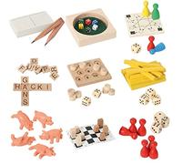 Bartl 500278 9 minijuegos populares de madera para adultos y niños