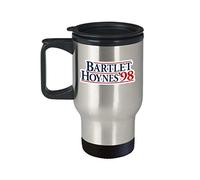 Bartlet Hoynes 1998for America Travel Cup (Travel) The West Wing Tv Show Series Accesorios Merchandising Shirt Sticker Decal Funny Mom Coffee Mug Gift 396.9 g
