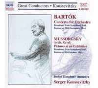 Sergey Koussevitzky – Concierto para orquesta; Cuadros de una exposición