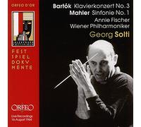 Bartok : Concerto pour piano n° 3. Mahler : Symphonie n° 1. Fischer, Solti.
