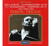 Bartok : Concerto pour piano n° 3. Tchaikovski : Symphonie n° 6. Fischer, Fricsay.