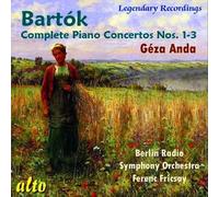 Bartok : Intégrale des concertos pour piano. Anda, Fricsay.