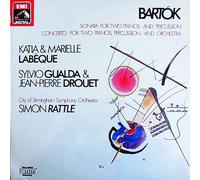 Bartok* / Katia & Marielle Labeque*, Sylvio Gualda & Jean-Pierre Drouet - City Of Birmingham Symphony Orchestra - Simon Rattle* - Sonata For Two Pianos And Percussion · Concerto For Two Pianos, Percussion And Orchestra - Bartok* / Katia & Marielle Labeque*, Sylvio Gualda & Jean-Pierre Drouet - City Of Birmingham Symphony Orchestra - Simon Rattle* LP