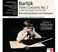 Bartók Violin concerto no. 2 : plus sonatas by Brahms and Tcherepnin