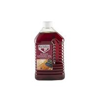 Bartoline Aceite de linaza hervido 2 L, protector de secado rápido para muebles de jardín y de interior de madera blanda.