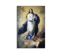 Bartolomé Esteban Murillo La Inmaculada Concepción de El EscorialModerno Impresión de Alta Definición Multiescena Decoración del Hogar para Cuadros de Pared Impermeables en Salones Dormitorios