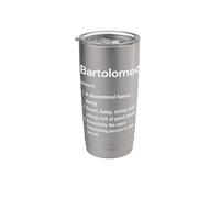 Bartolomeo Definición de nombre Diccionario divertido Vaso térmico de acero inoxidable de doble pared