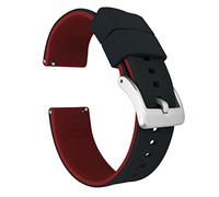 Barton Elite - Correas de reloj de silicona para reloj, liberación rápida, color a elegir, 18 mm, 19 mm, 20 mm, 21 mm, 22 mm, 23 mm y 24 mm (hebilla inoxidable y negra disponible)
