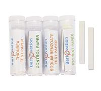 Bartovation súper catador lab test kit de genética con instrucciones, feniltiourea (ptc), benzoato de sodio [cada vial incluye 100 tiras de papel]
