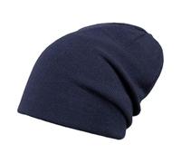 Barts Beanie Oversize de Punto Eclipse Gorro Reversible (Talla única - Azul Oscuro)