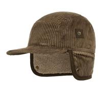 Barts Gorra con Orejeras Rayner Hombre - de algodón Beisbol Pana Visera, Forro, Banda Piel, Cerrado por atrás, Piel Invierno otoño/Invierno - Talla única Verde Oliva