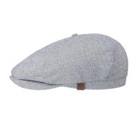 Barts Gorra Melange Jamaica Hombre - de Lino Gorro Ivy algodón con Visera, Forro, Forro Verano Primavera/Verano - Talla única Azul