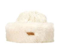 Barts Gorro Cable Knit Faux Fur Mujer - de Invierno Punto otoño/Invierno - Talla única Blanco