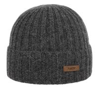 Barts Gorro con Vuelta Haakon Mujer/Hombre - de Invierno Punto Vuelta, Forro otoño/Invierno - Talla única Antracita