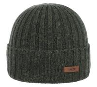 Barts Gorro con Vuelta Haakon Mujer/Hombre - de Invierno Punto Vuelta, Forro otoño/Invierno - Talla única Verde Oliva