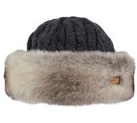 Barts - Gorros esquí mujer - Fur Cable Bandhat Heather Brown de Lana - Negro Negro one size